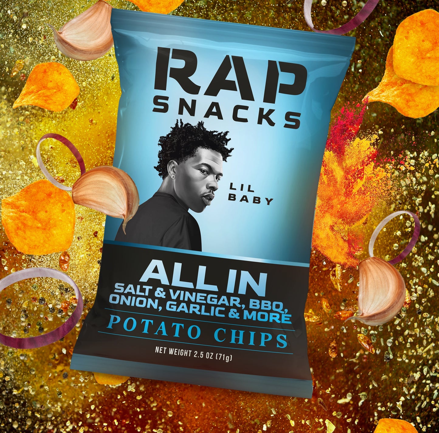 Rap Snacks Lil Baby | All In Potato Chips