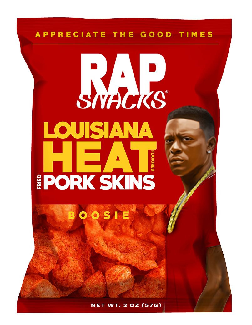 Rap Snacks Boosie Louisiana Heat Fried Pork Skins (1.75oz)