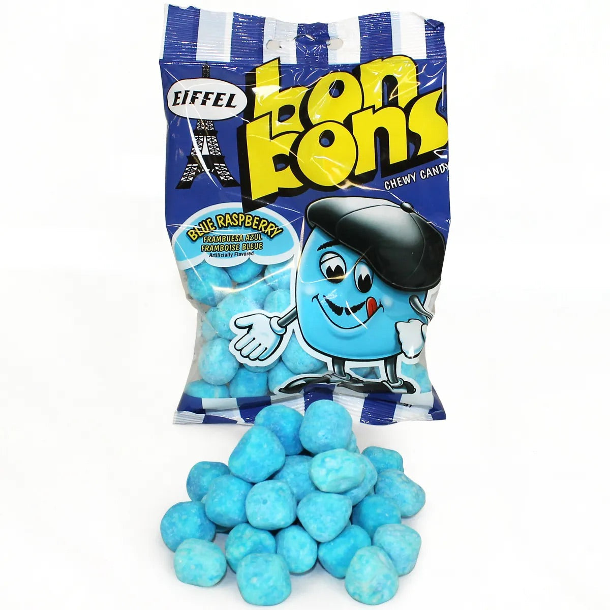 Eiffel Blue Raspberry Candy Pack of 12