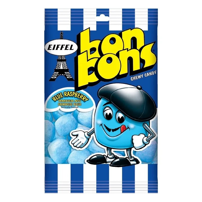 Eiffel Blue Raspberry Candy Pack of 12