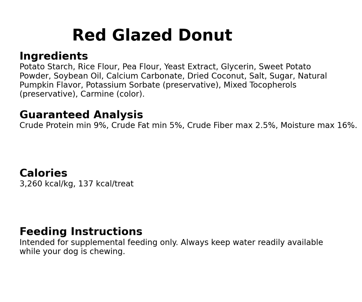Frosted Donut for Pets