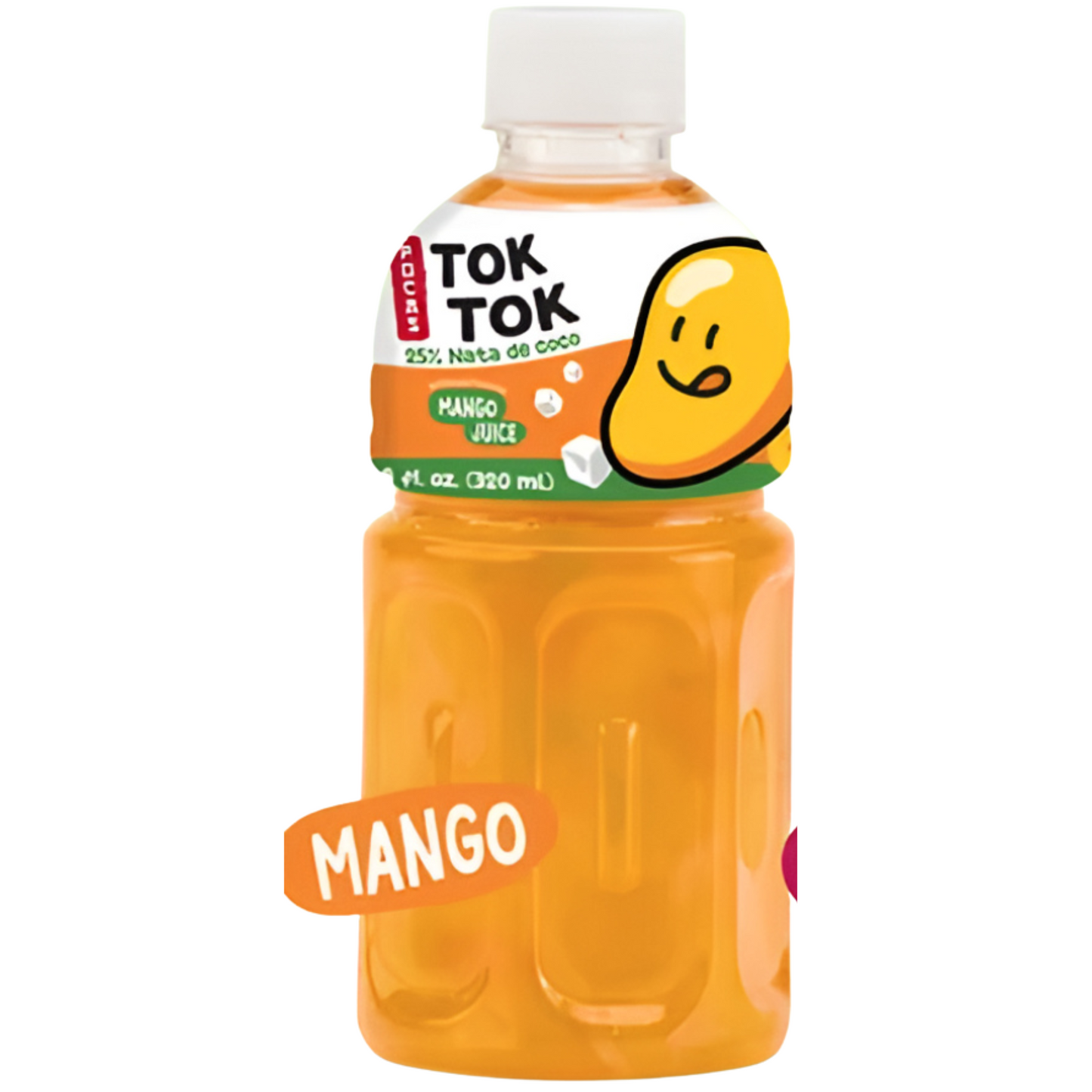 Pocas Tok Tok Mango Fruit Juice With Nata De Coco (10.8 oz)