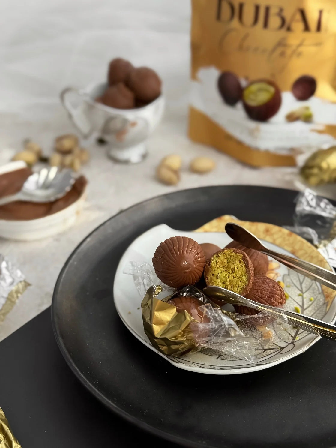 Beemax Dubai Chocolate Truffle Balls 4.24oz (Pack of 12)