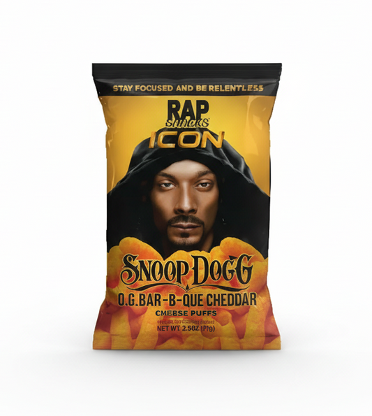 Rap Snacks Snoop Dogg O.G. Bar-B-Que Cheddar Cheese Puffs (2.5oz)