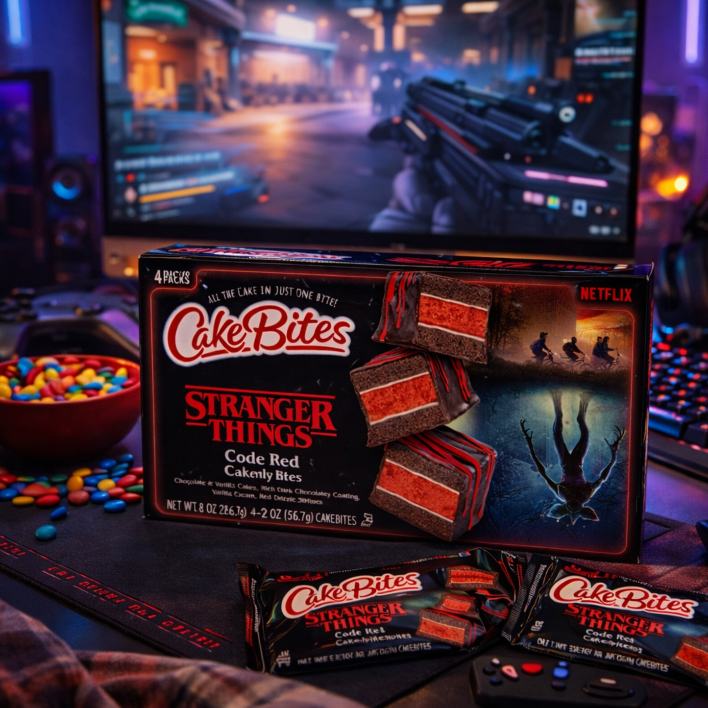 CakeBites Stranger Things Code Red Family (3-Pack)