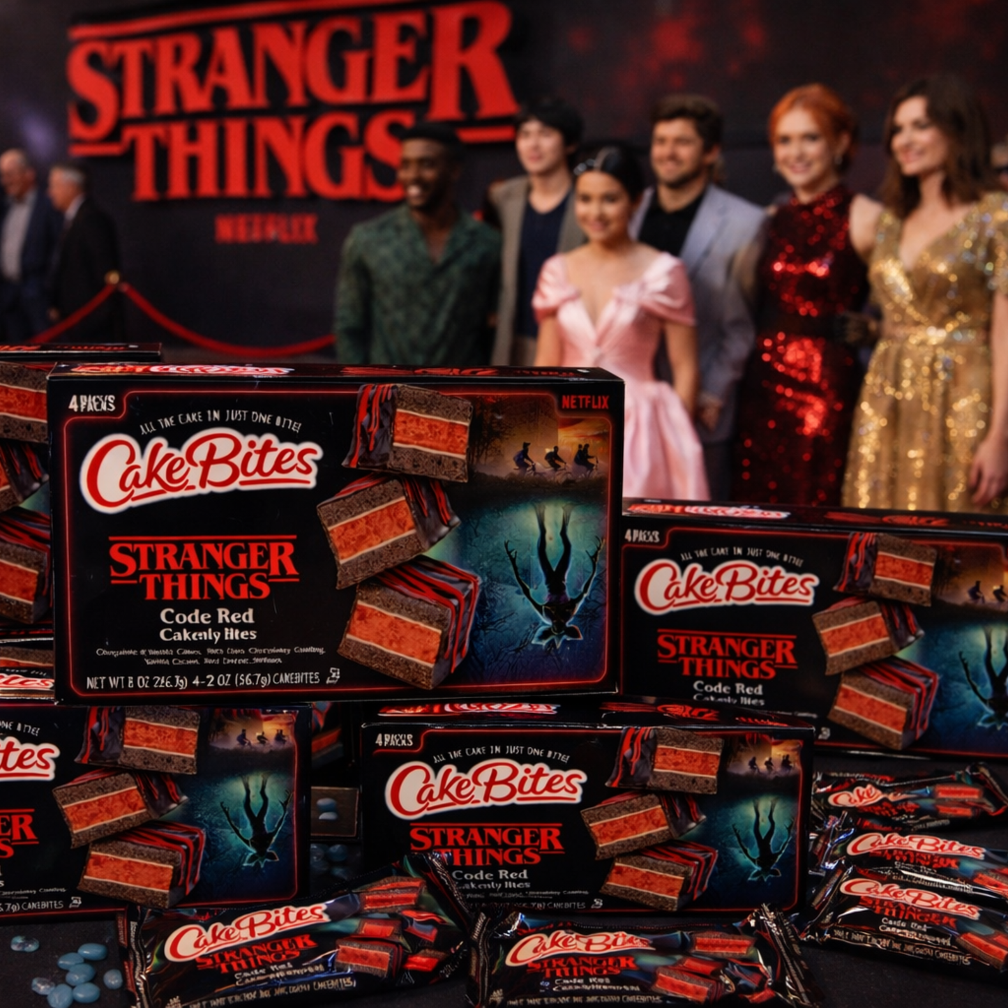 CakeBites Stranger Things Code Red Family (3-Pack)