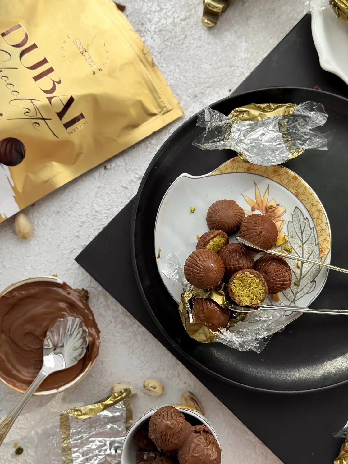 Beemax Dubai Chocolate Truffle Balls 4.24oz (Pack of 12)