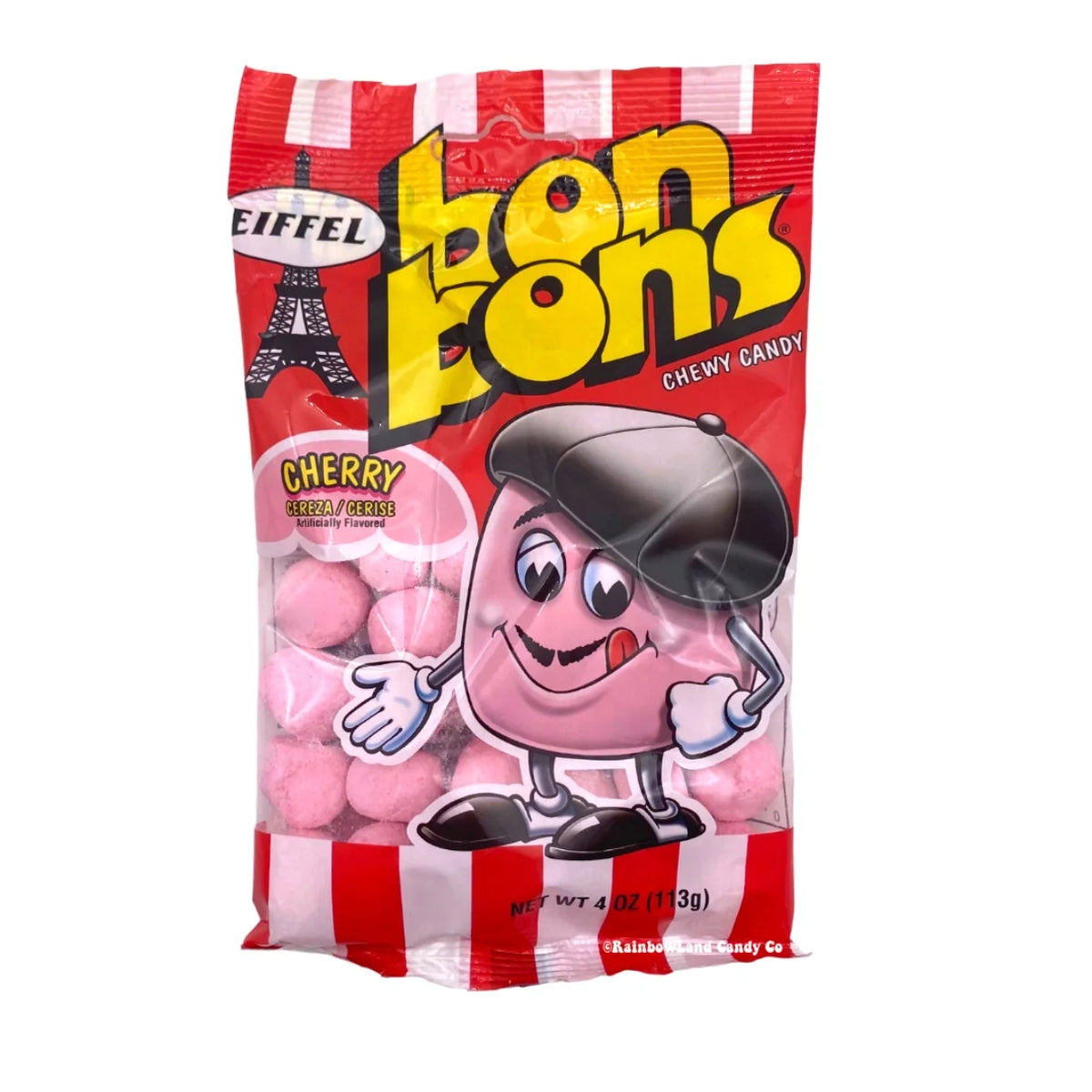 Eiffel Bonbons Chewy Candy Strawberry, 4oz, 12ct